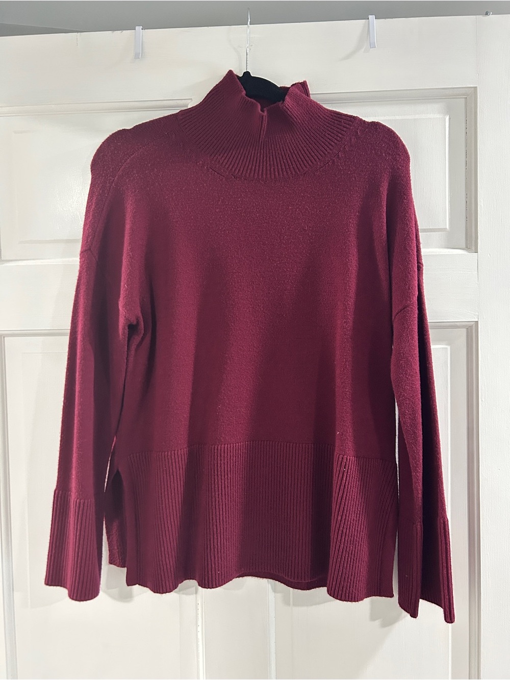 Cyrus Women's Burgundy Turtleneck Sweater